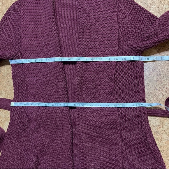 Two Star Dog Belted Cotton Cardigan Sweater Sz M - Picture 8 of 11